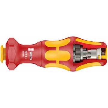 תמונה של סט מברגים מתחלף ידית טורבו 16 חלקים מבודד WERA 1000V