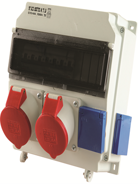 תמונה של קופסא עדאפלסט 532.516.2110+ממסר פחת VEGA 4X40