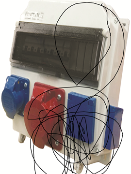 תמונה של קופסא עדאפלסט 532.316.2110+ממסר פחת VEGA 4X40