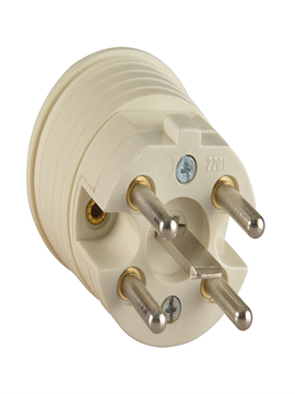 Picture of SCUHKO Plug 5 Pole White