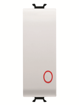 תמונה של קורוס-לחצן 1 מודול לבן  NC