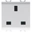 Picture of S. OUTLET 2M 2P&#x2B;E 13A UK WHITE