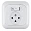 Picture of Socket+switch Euro