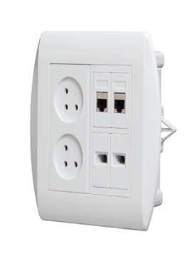 תמונה של קופסא 4 D-14 מקום תה"ט+מתאם גוויס מורכב