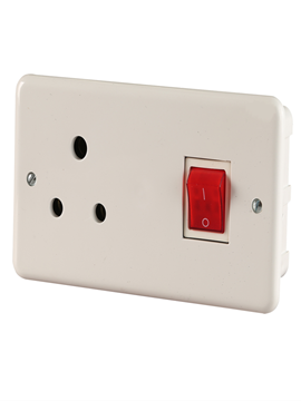 תמונה של מפסק 2 פול+שקע למזגן תה"ט