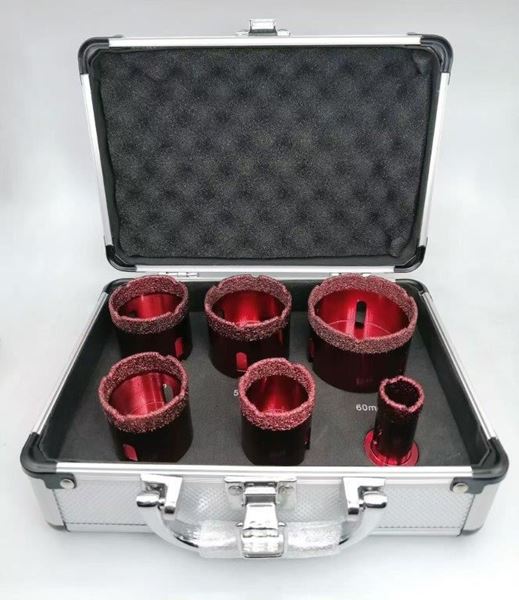 Picture of סט מקדחי כוס יהלום20-60 מ"מ טורבו למשחזת זוית 