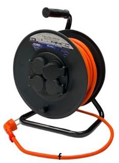 תמונה של תוף+כבל 25 3X2.5 מ' (עד 16A)