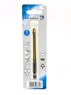 תמונה של מקדח 101*6 מ"מ HSS קנה משושה