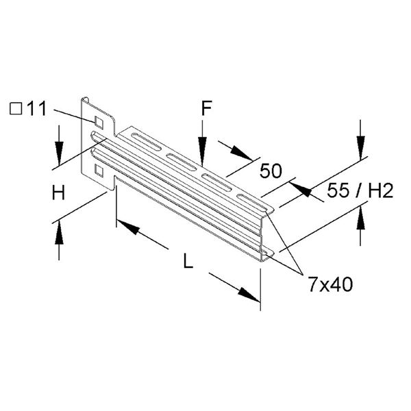 תמונה של זרוע לעמוד UT50/3000  - לבחירה