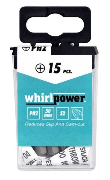 תמונה של ביט פיליפס PH2*50 מגנטי  בכמות של 15 יחידות ווירלפאוור