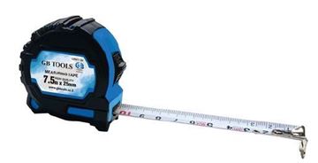 תמונה של רולטקה 7.5 מטר ציפוי גומי 25מ"מ PRO