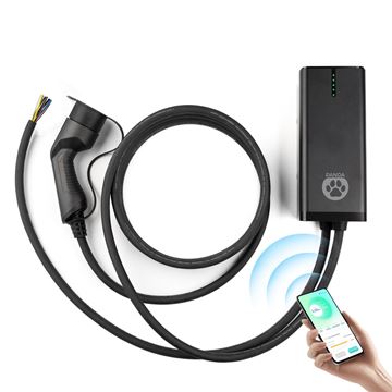 תמונה של עמדת טעינה ביתית לרכב חשמלי דגם SLIM 22 KW APP+פחת AC/DC