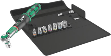 תמונה של מפתח מומנט 1/4 2-12NM + בוקסות וורה