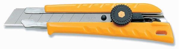 Picture of OLFA 18mm Wide Utility Knife with Button Lock