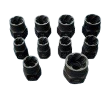 תמונה של סט חולצי אומים שבורים מחוזק הינע 3/8