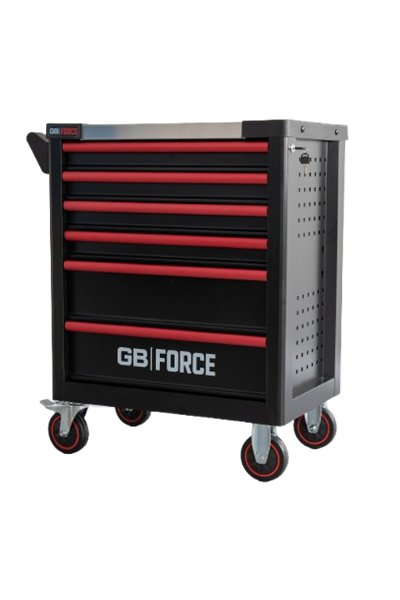 תמונה של עגלת כלים 6 מגירות 280 כלים