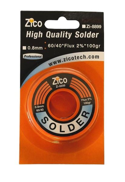 תמונה של בדיל 100גר 60/40 0.8ממ