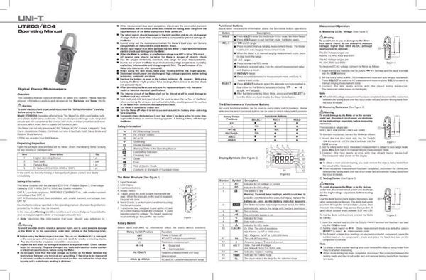 תמונה של צבת זרם AC/DC 400A +קבל+טמפ+תד UNI-T