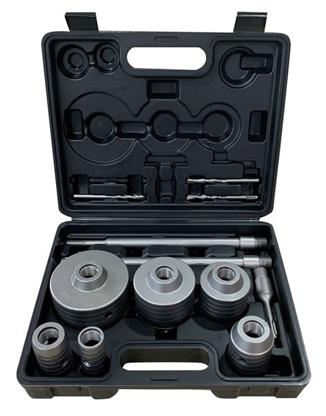 תמונה של סט מקדחים כוס לבטון לפטישון עם שן וידיה 15 י"ח. 