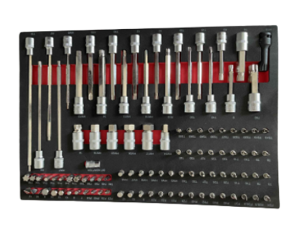 תמונה של ספוג כלים EVA הכולל 103 יח' של בוקסות אלן וטורקס/כוכב ארוכות וביטים