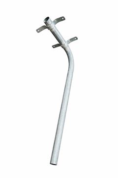 תמונה של זרוע בודדת "1.5 באורך 1.5 מ' לפנס לעמוד עץ+חבק