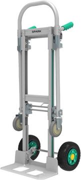 תמונה של עגלת משא אלומ' עומס עד 250 ק"ג גלגלים מוקצפים