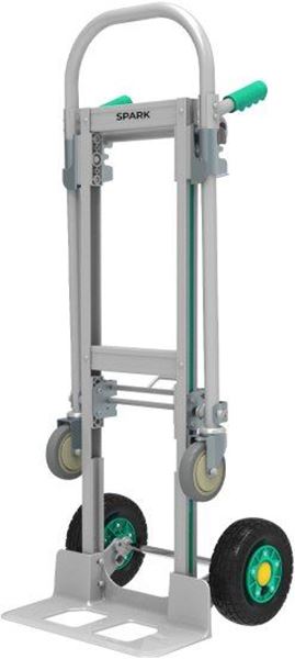 תמונה של עגלת משא אלומ' עומס עד 250 ק"ג גלגלים מוקצפים