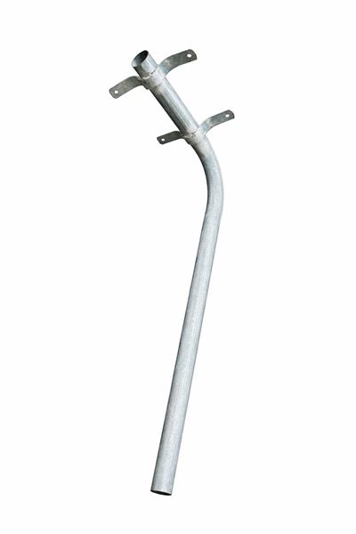 תמונה של זרוע בודדת "2 באורך 1.5 מ' לפנס לעמוד עץ+חבק