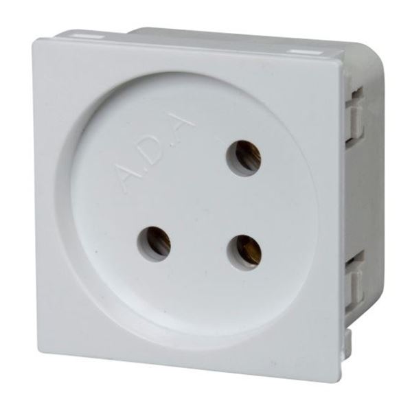 תמונה של שקע כח ישראלי יחיד תואם לגרנד מוגן תריס