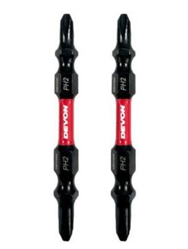תמונה של זוג ביטים ראש צר PH2/65 מחוזק DEVON