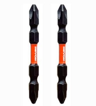 תמונה של זוג ביטים PH2/65 דו צדדי שחור מחוזק DEVON