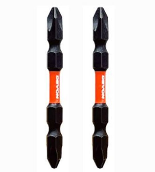 תמונה של זוג ביטים PH2/65 דו צדדי שחור מחוזק DEVON