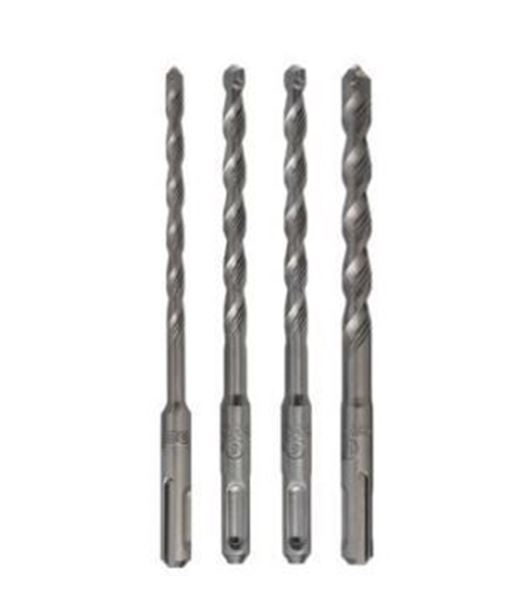 תמונה של סט מקדחים לבטון לפטישון 160 מ"מ - 4 יחידות