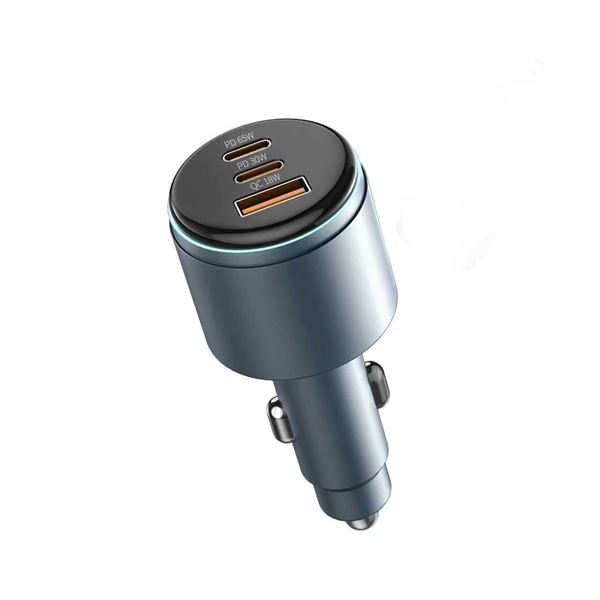 תמונה של מטען רכב מהיר בעל 3 חיבורים 95W