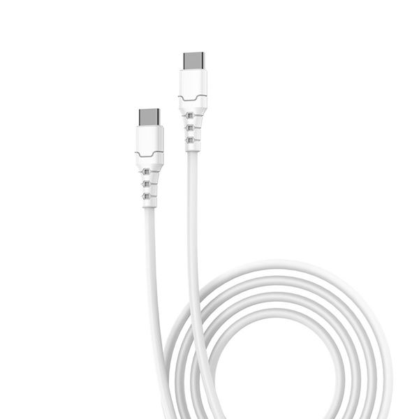 תמונה של כבל טעינה 1 מטר לבן TYPE C ל- 100W TYPE C