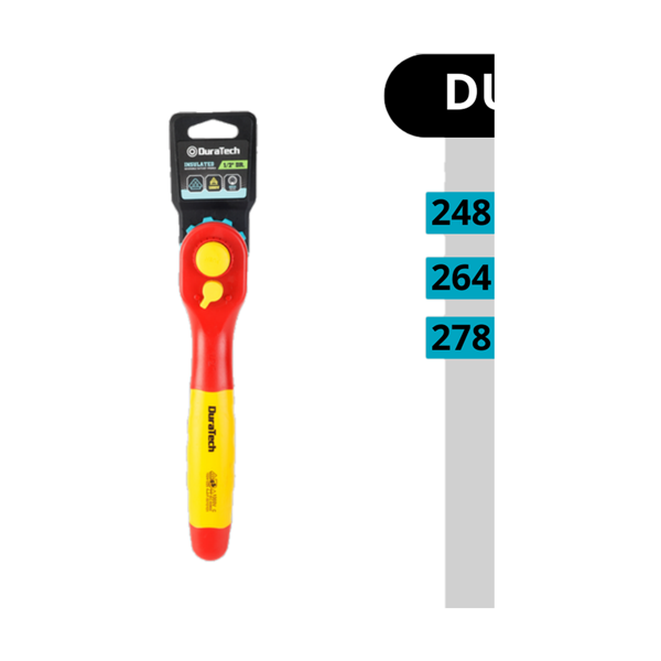 תמונה של ידית רצ'ט מבודדת 1000V DURATECH