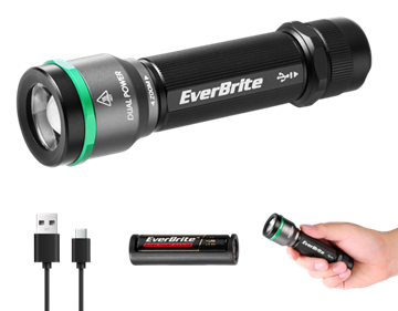 תמונה של פנס נטען 1000LM מקצועי EVERBRI DURATECH 
