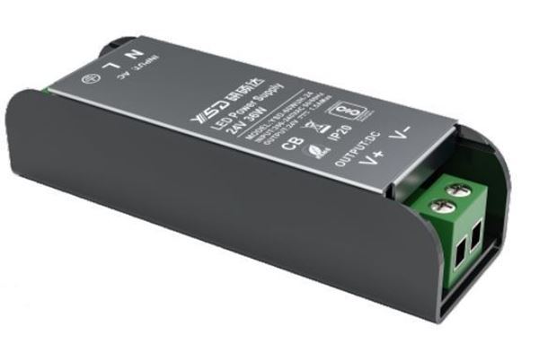 תמונה של שנאי DC24V 36W AC100V-264V IP20 SLIM
