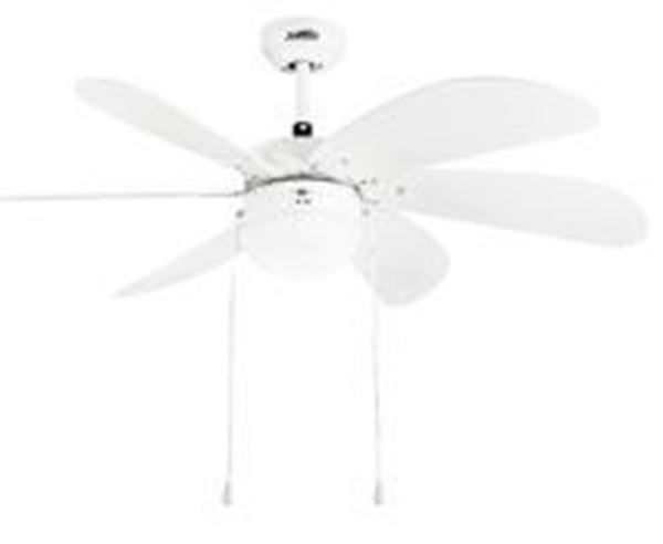 תמונה של מאוורר תקרה באלי לבן 30 אינץ 35W גוון משתנה AC