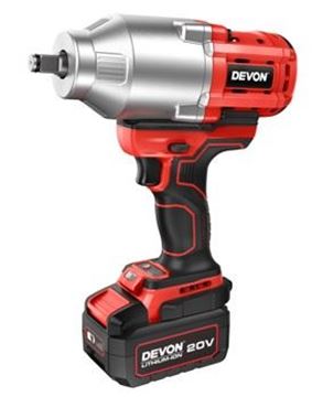 תמונה של מפקט 20V BL 1000/1500Nm "1/2 כולל 2 סוללות 5.0Ah ומטען 190W