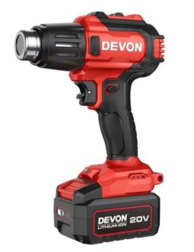 תמונה של גוף אקדח חום 20V BL דרגות טמפרטורה + 3 סוגי פיה