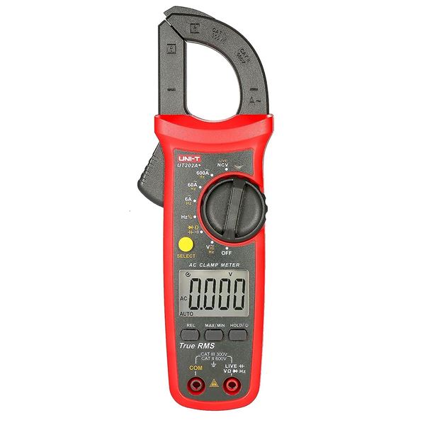 תמונה של צבת זרם 600AC/DC רב מודד מלא UT202A+ UNI-T