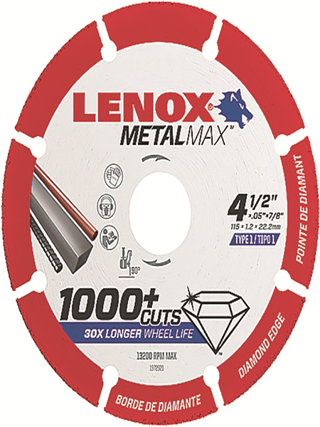 תמונה של דיסק/להב יהלום לחיתוך מתכת "115/4.5 ממ  LENOX