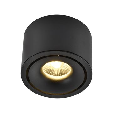 תמונה של ארבל ספוט שחור גוון אור משתנה IP20 12W