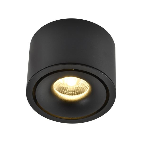 תמונה של ארבל ספוט שחור גוון אור משתנה IP20 12W