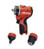 תמונה של סט מברגה 2 ראשים מתחלפים 2 + 12V BL סול' 2AH+מטען בארגז