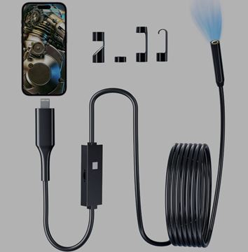 תמונה של מצלמת נחש על חוט 5 W400 מטר IP67