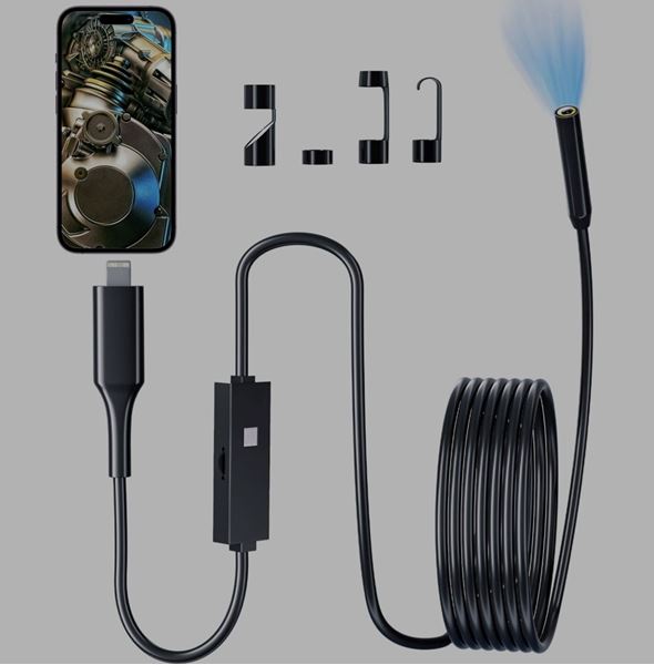 תמונה של מצלמת נחש על חוט 5 W400 מטר IP67