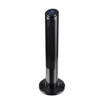 תמונה של מאוורר מגדל דיגיטלי שחור כולל שלט VEGA